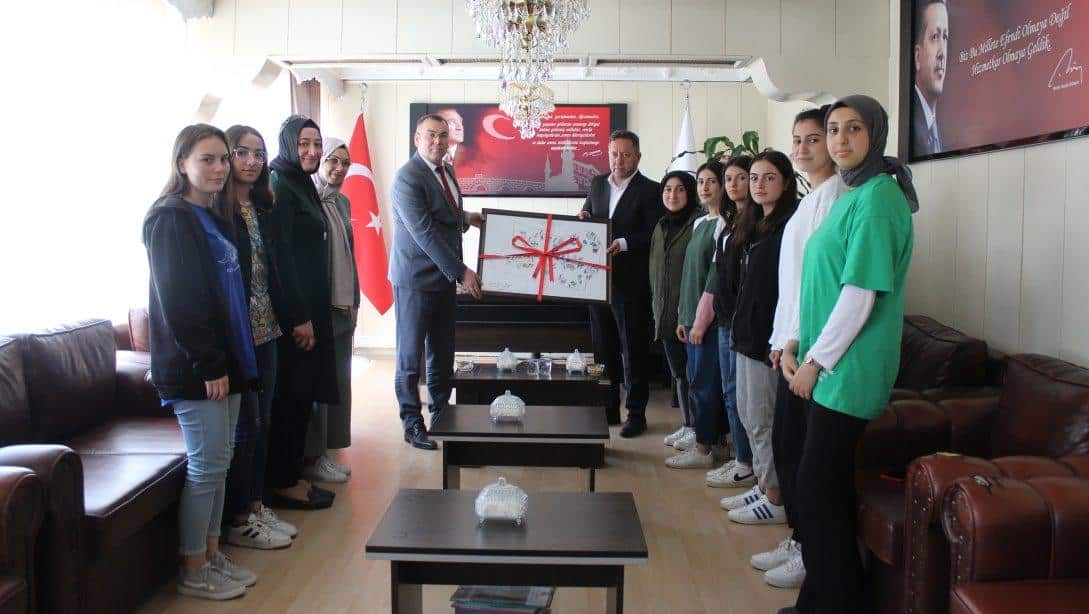 İlçe Milli Eğitim Müdürümüz Arslan'dan Belediye Başkanı Yalçın'a Ziyaret