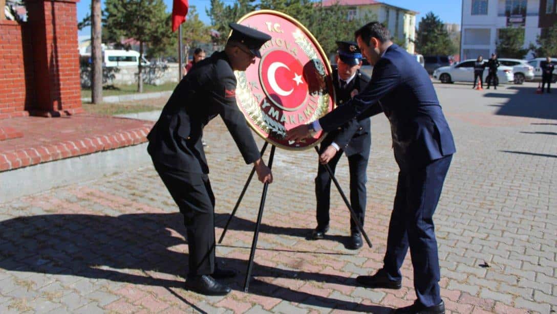 29 Ekim Cumhuriyet Bayramı Çelenk Sunma Töreni Gerçekleştirildi